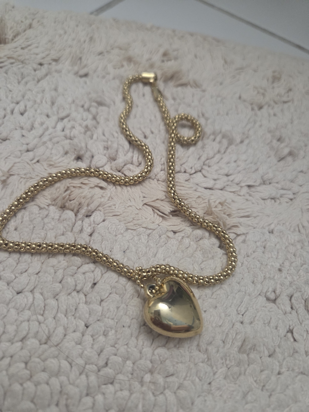 Gold Heart Pendant Necklace - Women Jewelry